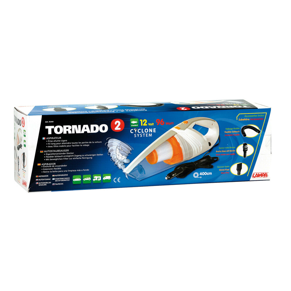 Tornado 2, aspirapolvere - 12V - 96W - 72101