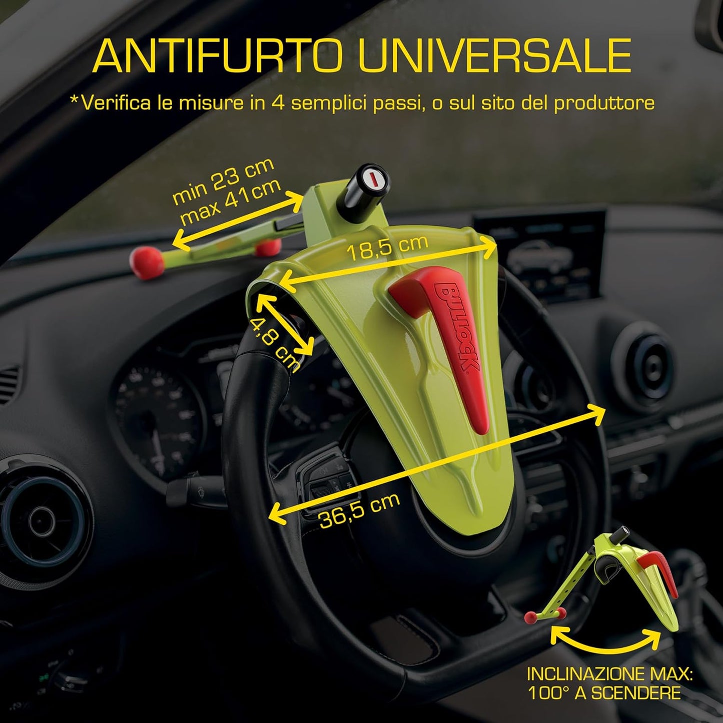 Bullock® Defender Pro Specifico per Fiat 500