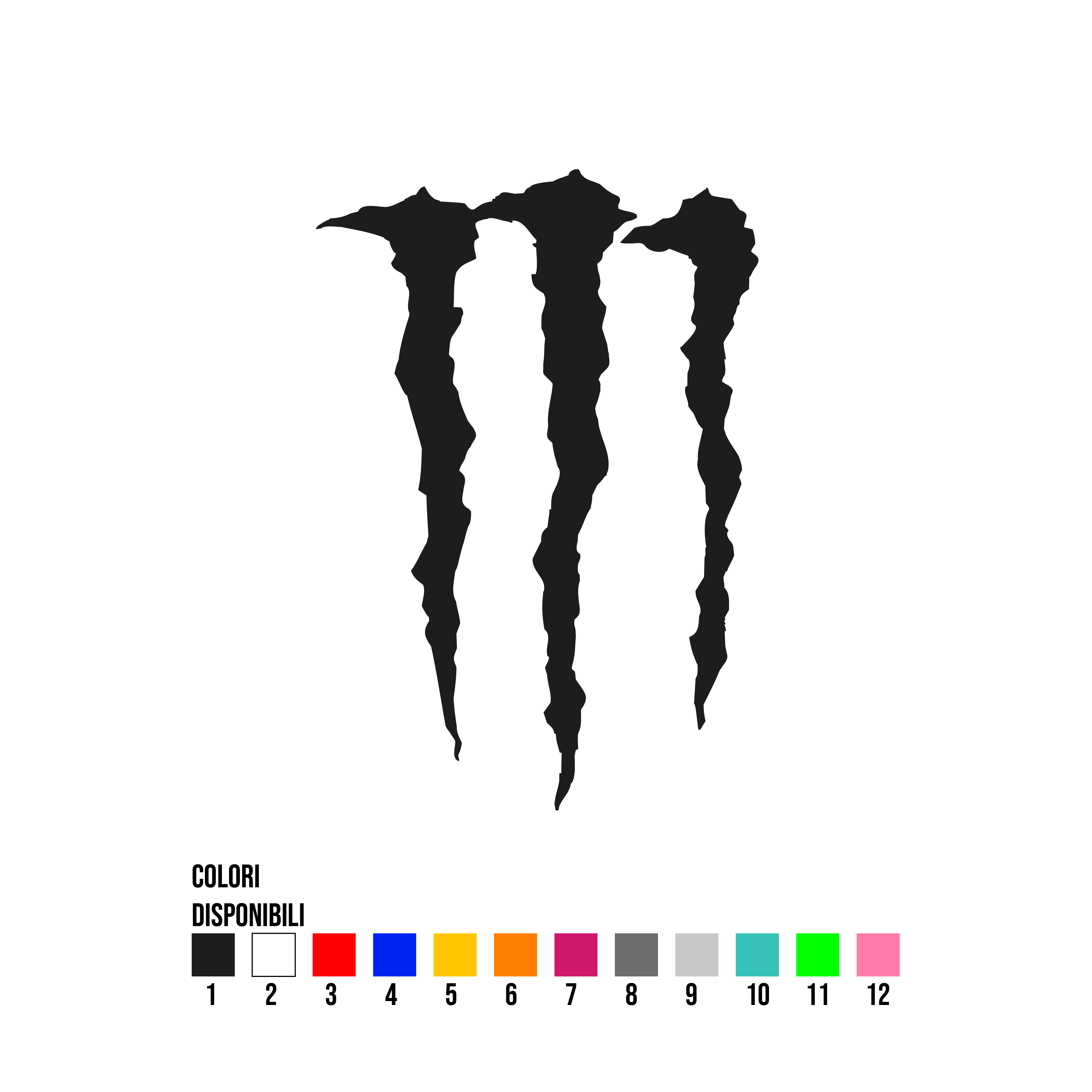Adesivo Monster – Tramuto Auto