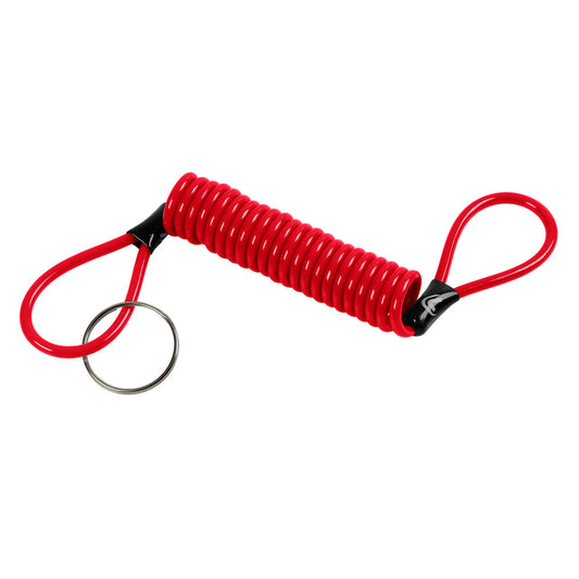 90673 - Reminder, cavetto di sicurezza a spirale - Rosso