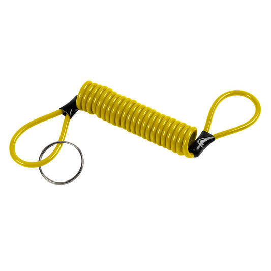90674 - Reminder, cavetto di sicurezza a spirale - Giallo