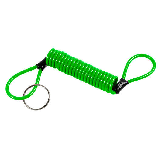 90675 - Reminder, cavetto di sicurezza a spirale - Verde