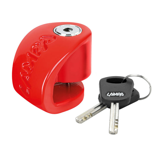 91562 - Stone XS, lucchetto bloccadisco - Perno Ø 5,5 mm - Rosso