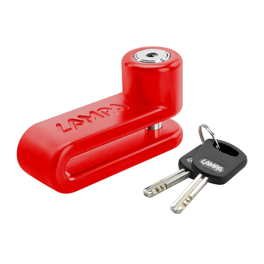 91566 - Pinch XL, lucchetto bloccadisco - Perno Ø 10 mm - Rosso