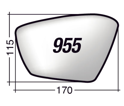 Vetro SPECCHIO RETROVISORE Sinistro SX SKODA OCTAVIA 2020-