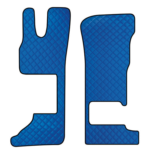 95914 - Coppia tappeti in Skeentex - Blu - compatibile per Daf XG (06/21>) sedile pass. pieghevole - Daf XG+ (06/21>) sedile pass. pieghevole