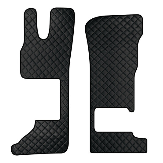 95915 - Coppia tappeti in Skeentex - Nero - compatibile per Daf XG (06/21>) sedile pass. pieghevole - Daf XG+ (06/21>) sedile pass. pieghevole