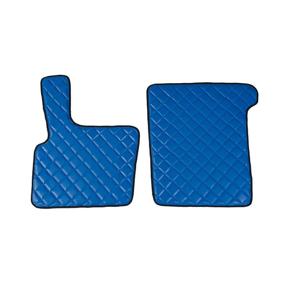 96104 - Coppia tappeti in Skeentex - Blu - compatibile per Daf XF 95 (11/01>12/07) automatico, manuale