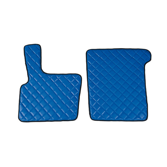 96104 - Coppia tappeti in Skeentex - Blu - compatibile per Daf XF 95 (11/01>12/07) automatico, manuale