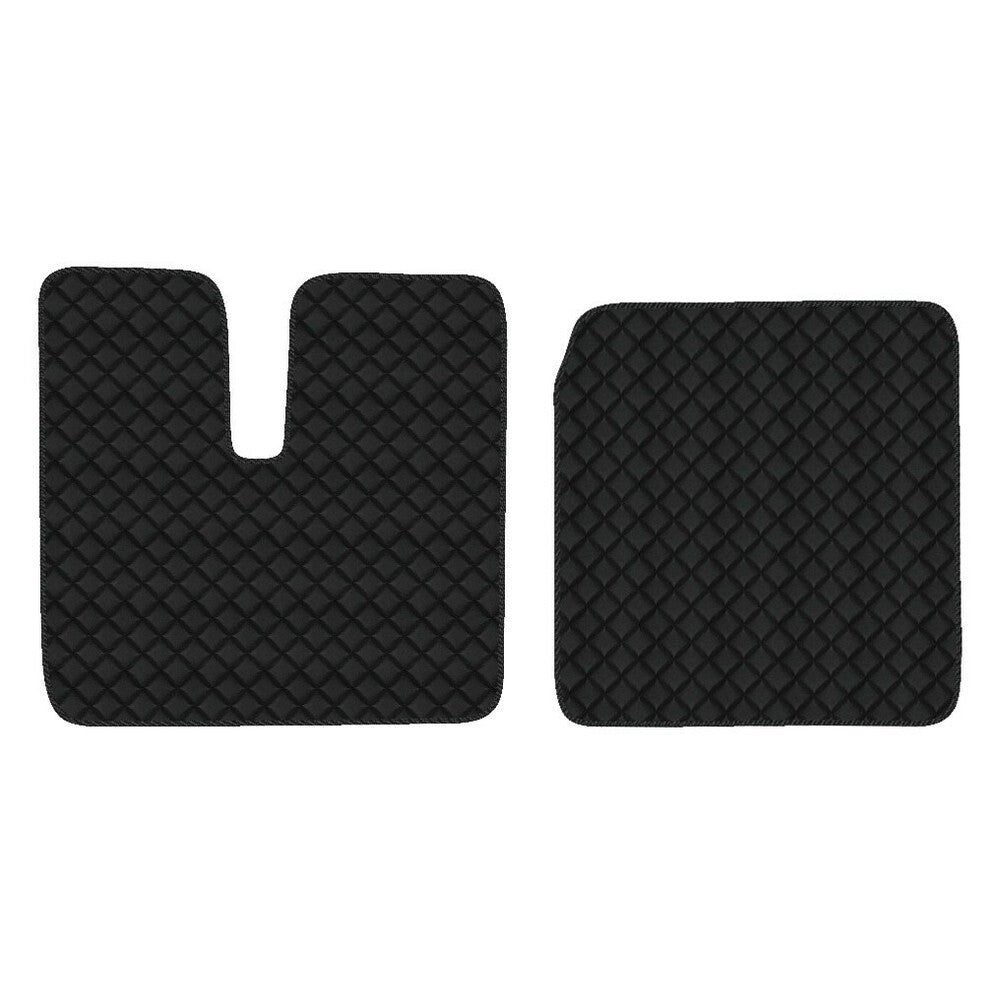 96123 - Coppia tappeti in Skeentex - Nero - compatibile per Man TGA (03/99>05/10) cabina larga