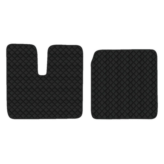 96123 - Coppia tappeti in Skeentex - Nero - compatibile per Man TGA (03/99>05/10) cabina larga