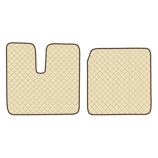 96125 - Coppia tappeti in Skeentex - Panna - compatibile per Man TGA (03/99>05/10) cabina larga