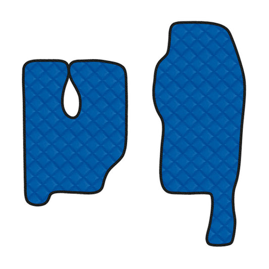 96146 - Coppia tappeti in Skeentex - Blu - compatibile per Mercedes Actros MP3 (06/08>12/13) tunnel alto