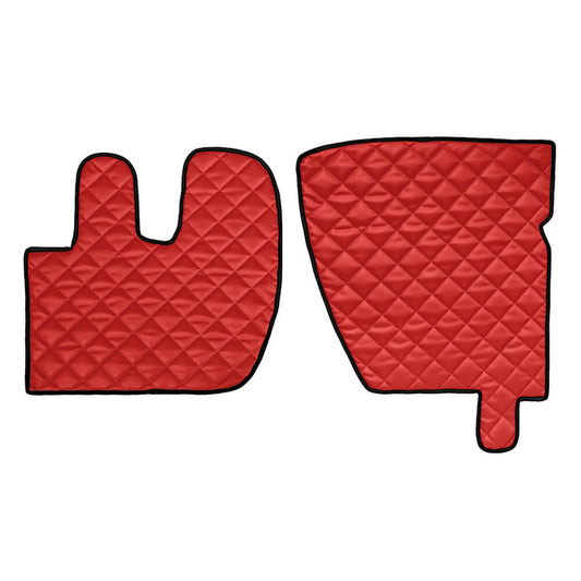96154 - Coppia tappeti in Skeentex - Rosso - compatibile per Renault Premium 2 (09/05>12/13)