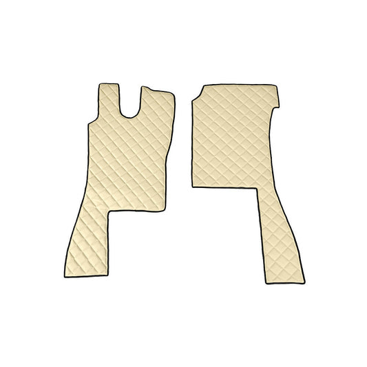 96167 - Coppia tappeti in Skeentex - Panna - compatibile per Scania L Serie 4 (02/95>09/04)
