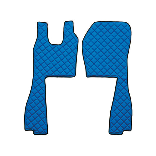 96170 - Coppia tappeti in Skeentex - Blu - compatibile per Scania R Serie 6 (09/09>08/13) automatico, manuale, sedile pass. pneumatico