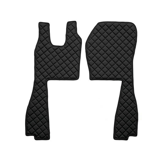 96171 - Coppia tappeti in Skeentex - Nero - compatibile per Scania R Serie 6 (09/09>08/13) automatico, manuale, sedile pass. pneumatico