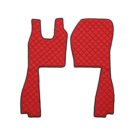 96172 - Coppia tappeti in Skeentex - Rosso - compatibile per Scania R Serie 6 (09/09>08/13) automatico, manuale, sedile pass. pneumatico