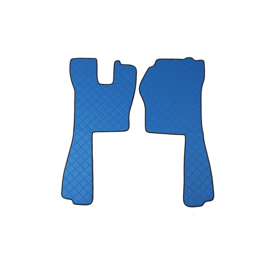 96176 - Coppia tappeti in Skeentex - Blu - compatibile per Scania R Serie 5 (03/04>08/09) automatico, manuale