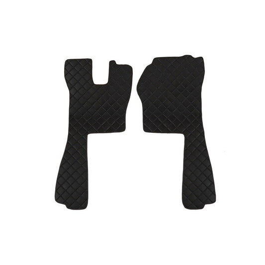 96177 - Coppia tappeti in Skeentex - Nero - compatibile per Scania R Serie 5 (03/04>08/09) automatico, manuale