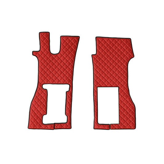 96196 - Coppia tappeti in Skeentex - Rosso - compatibile per Scania R Serie 7 - New Generation (11/16>) sedile pass. pneumatico
