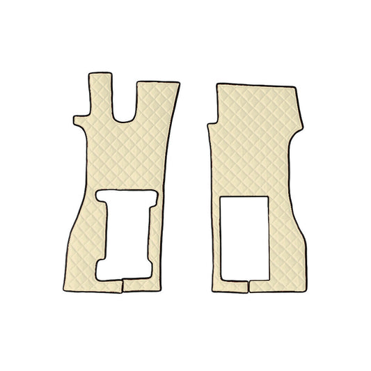 96197 - Coppia tappeti in Skeentex - Panna - compatibile per Scania R Serie 7 - New Generation (11/16>) sedile pass. pneumatico
