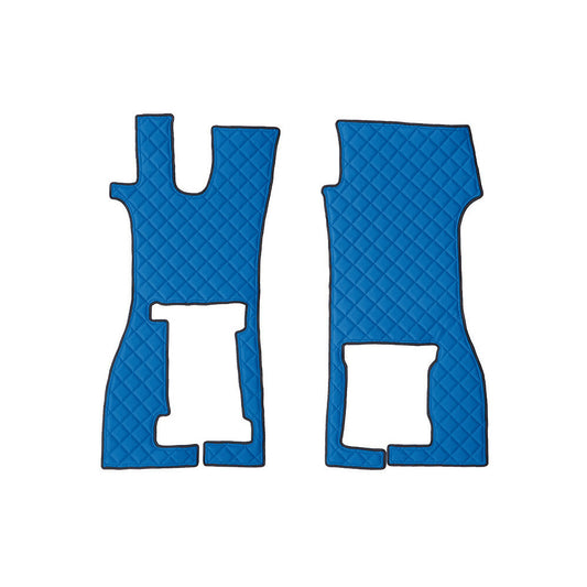 96212 - Coppia tappeti in Skeentex - Blu - compatibile per Scania R Serie 7 - New Generation (11/16>) sedile pass. pieghevole