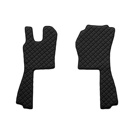 96237 - Coppia tappeti in Skeentex - Nero - compatibile per Scania G Serie 5 (03/04>08/09) automatico - Scania G Serie 6 (09/09>08/13) automatico - Scania G Serie 6 - Streamline (09/13>12/17) automatico
