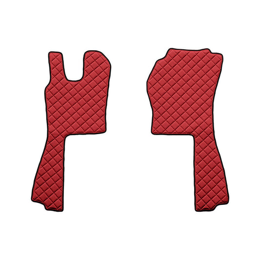 96238 - Coppia tappeti in Skeentex - Rosso - compatibile per Scania G Serie 5 (03/04>08/09) automatico - Scania G Serie 6 (09/09>08/13) automatico - Scania G Serie 6 - Streamline (09/13>12/17) automatico