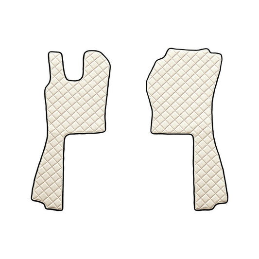 96239 - Coppia tappeti in Skeentex - Panna - compatibile per Scania G Serie 5 (03/04>08/09) automatico - Scania G Serie 6 (09/09>08/13) automatico - Scania G Serie 6 - Streamline (09/13>12/17) automatico