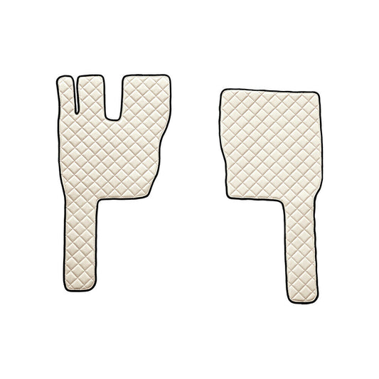 96245 - Coppia tappeti in Skeentex - Panna - compatibile per Volvo FM (03/13>10/21)