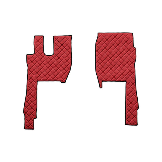 96248 - Coppia tappeti in Skeentex - Rosso - compatibile per Ford F-Max (10/18>)