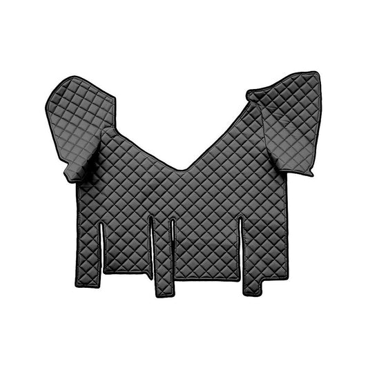 96283 - Tappeto centrale in Skeentex - Nero - compatibile per Iveco Stralis (07/12>12/19) automatico, cabina larga, doppio frigo scorrevole - Iveco Stralis XP (09/16>12/19) automatico, cabina larga, doppio frigo scorrevole