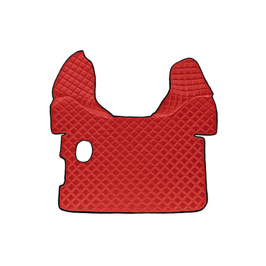 96290 - Tappeto centrale in Skeentex - Rosso - compatibile per Daf XF 105 (02/04>12/14) manuale, senza Webasto - Daf XF 106 (10/12>05/21) manuale, senza Webasto
