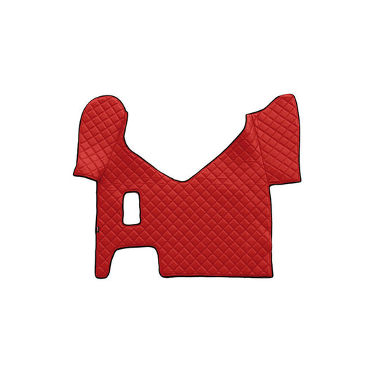 96338 - Tappeto centrale in Skeentex - Rosso - compatibile per Iveco Stralis (08/02>12/12) manuale, cabina larga - Iveco Stralis (07/12>12/19) manuale, cabina larga - Iveco Stralis Hi-Way (07/12>08/16) manuale, cabina larga