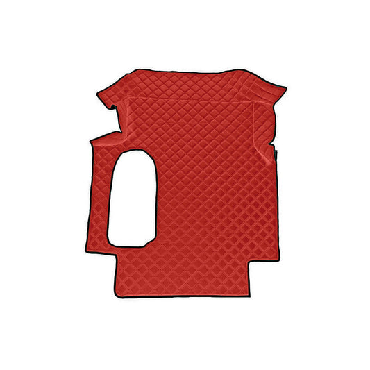 96350 - Tappeto centrale in Skeentex - Rosso - compatibile per Man TGA (03/99>05/10) cabina larga