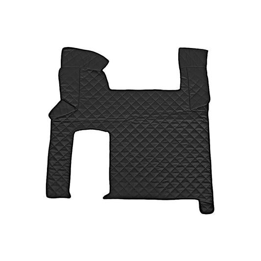 96355 - Tappeto centrale in Skeentex - Nero - compatibile per Man TGX (09/07>12/16) automatico, 2 cassetti