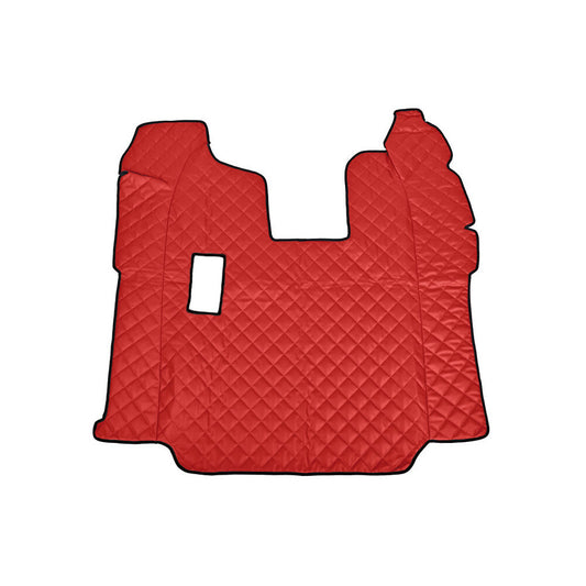 96416 - Tappeto centrale in Skeentex - Rosso - compatibile per Scania R Serie 6 (09/09>08/13) manuale, sedile pass. pneumatico - Scania R Serie 6 - Streamline (09/13>12/17) manuale, sedili Recaro, sedile pass. pieghevole, sedile pass. pneumatico