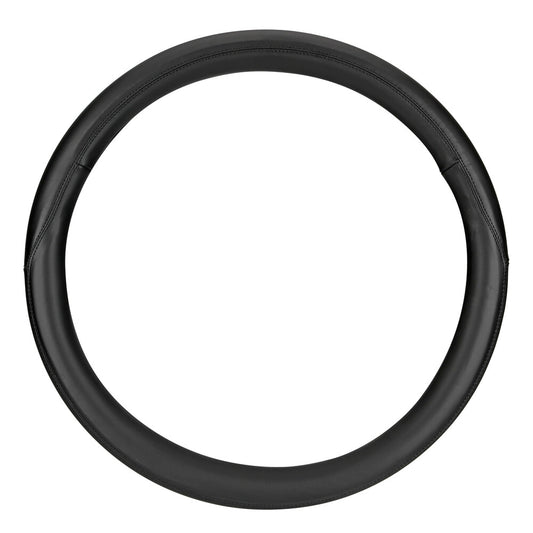 97164 - Club, coprivolante in vera pelle - M - Ø 44/46 cm - Nero