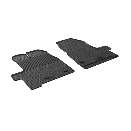 97314 - Set tappeti su misura in gomma - compatibile per  Ford Transit Custom (01/18>08/23) manuale
