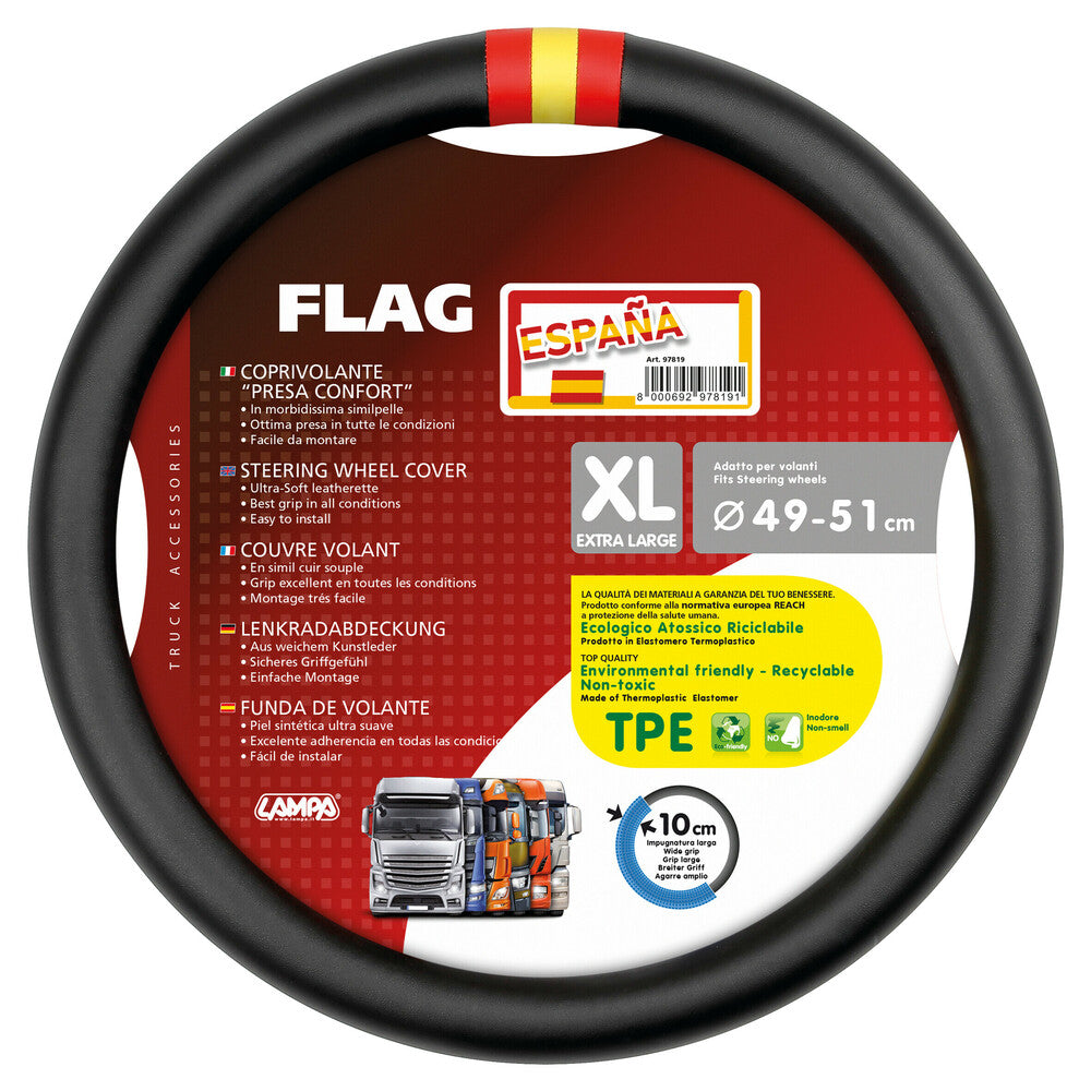 97819 - Flag Spagna, coprivolante in Skeentex - XL - Ø 49/51 cm