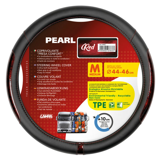 97833 - Pearl Red, coprivolante in Skeentex - M - Ø 44/46 cm