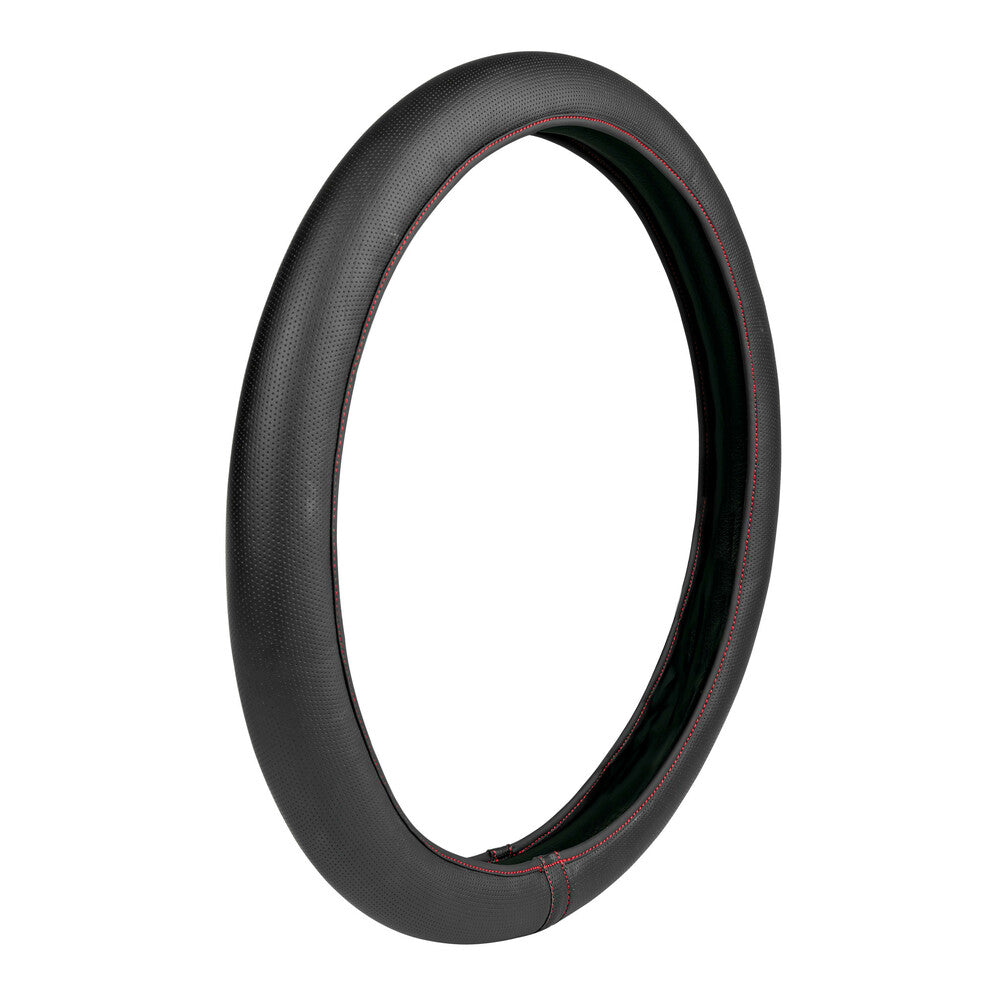 97921 - Skin-Cover, coprivolante elasticizzato in Skeentex - Nero/Rosso - S - Ø 42/44 cm