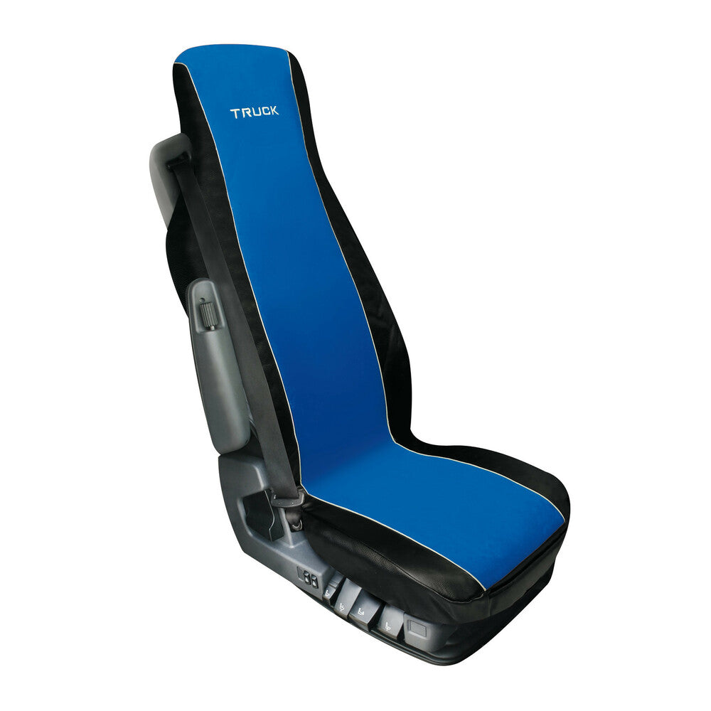 98000 - Elisa, coprisedile in poliestere e Skeentex per camion - Blu/Nero