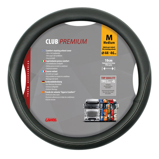 98846 - Club, coprivolante in Skeentex - M - Ø 44/46 cm - Nero