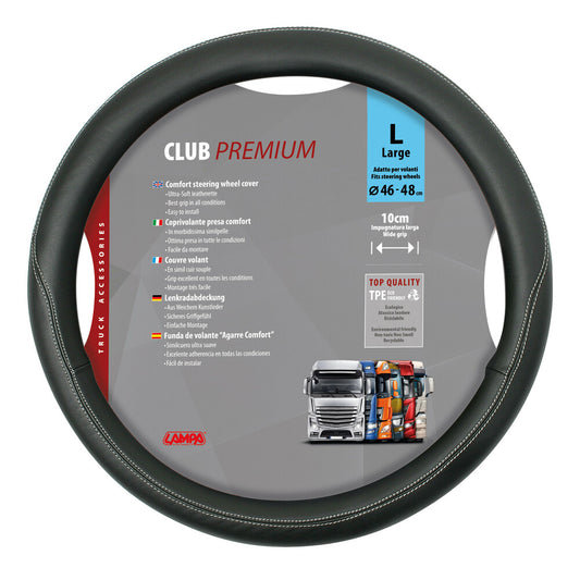 98847 - Club, coprivolante in Skeentex - L - Ø 46/48 cm - Nero