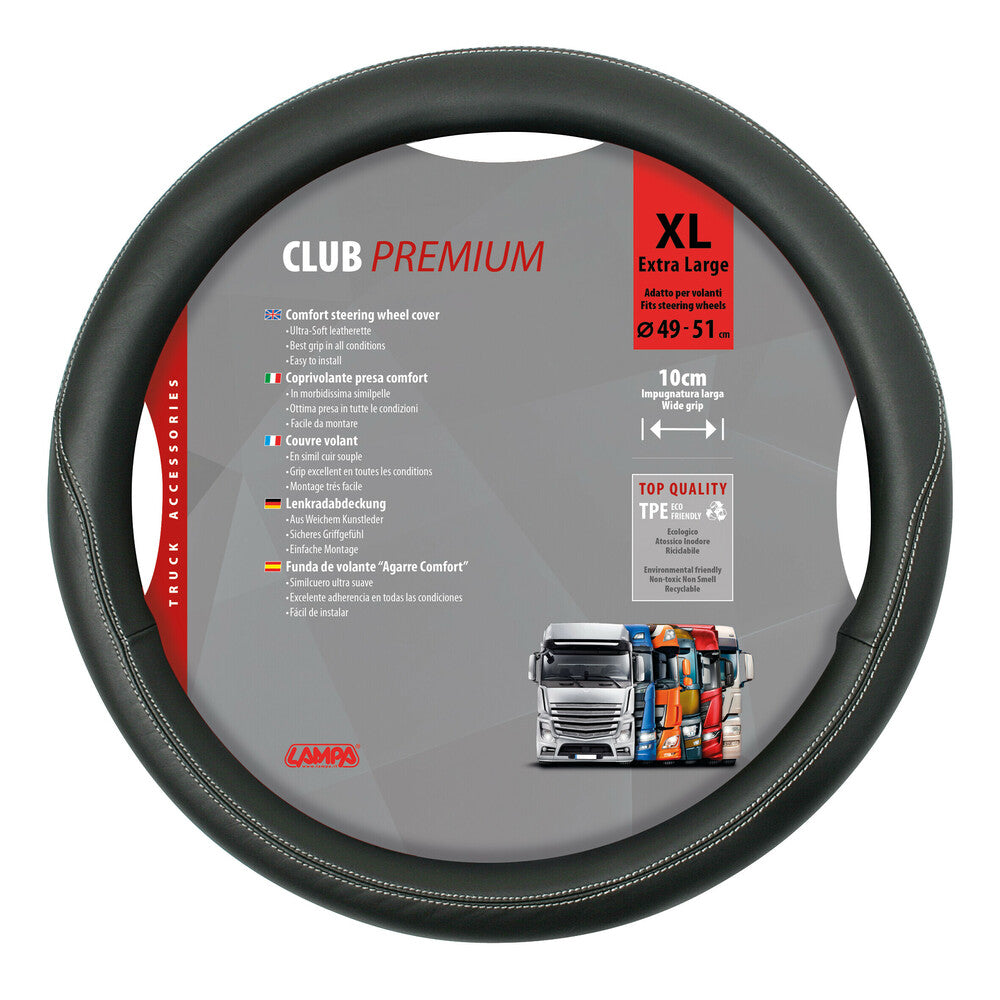 98848 - Club, coprivolante in Skeentex - XL - Ø 49/51 cm - Nero
