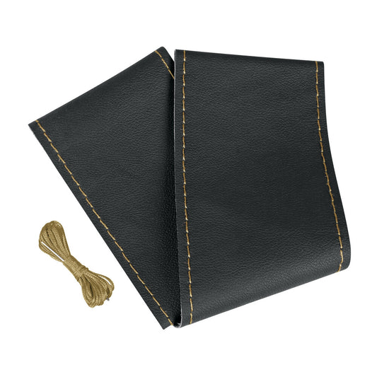 98887 - Premium Truck, coprivolante in pelle - M - Ø 44/46 cm - Nero/Beige