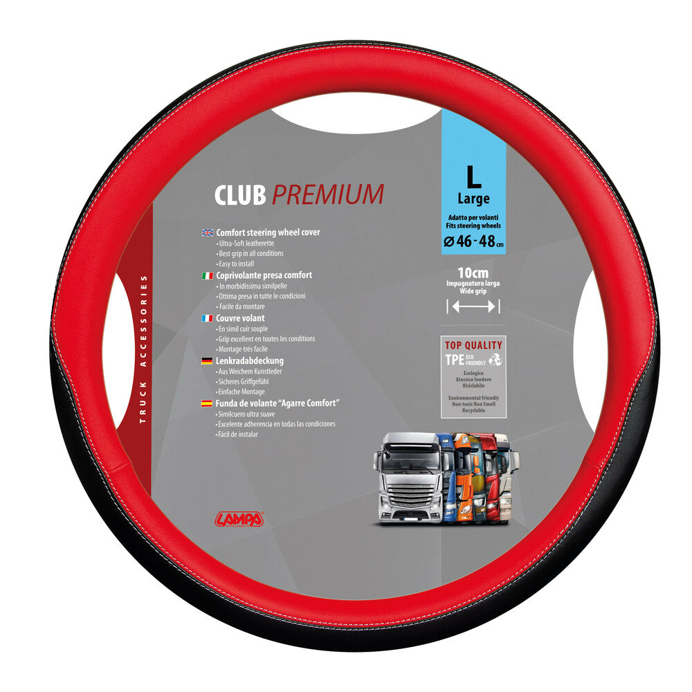 98911 - Club, coprivolante in Skeentex - L - Ø 46/48 cm - Rosso