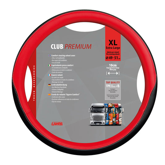 98912 - Club, coprivolante in Skeentex - XL - Ø 49/51 cm - Rosso